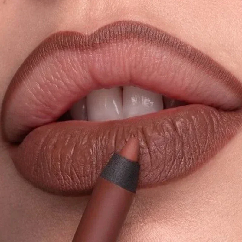 Waterproof Nude Brown Lip Liner Lipstick Pencil Matte Red Pink Contour Tint Lipstick Lasting Non-stick Cup Lips Makeup Cosmetics