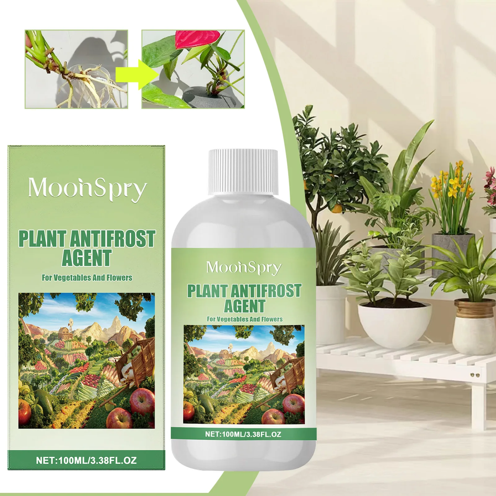 Plant Antifrost Agents Frosts Protector for Plant Long-Lasting Cold-Proof Plant Protection Agents from Frosts Damage