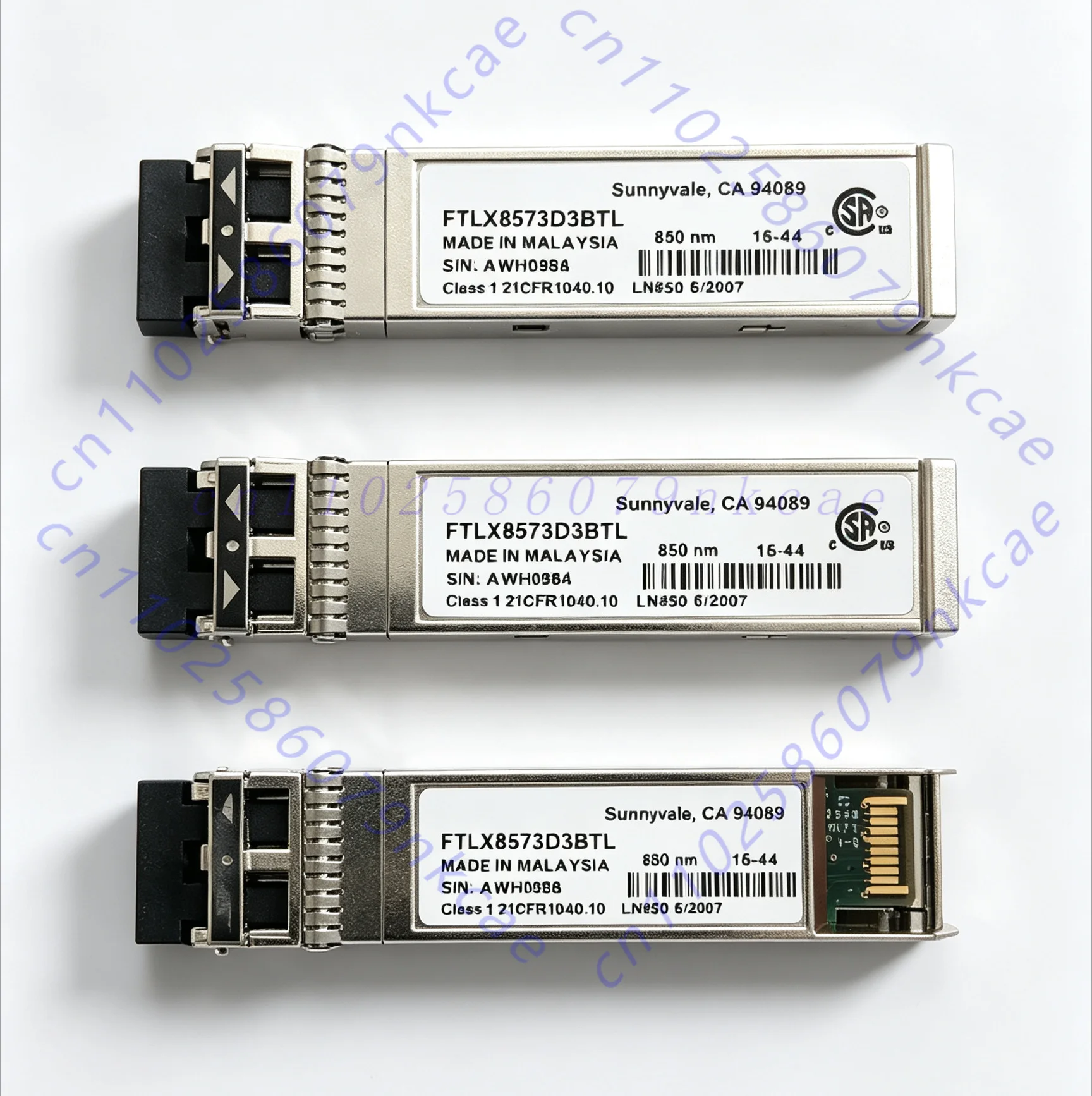 10G SFP+ Industrial Multi Mode Transceiver FTLX8573D3BTL for Network Switch