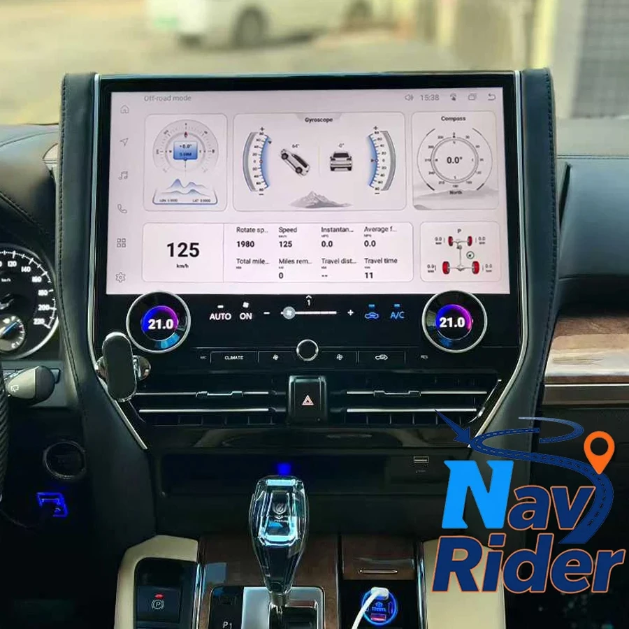 16.8inch For Toyota Alphard Vellfire 30 Series A30 2015-2023 Upgraded Alphard 40 Series A40 CarPlay GPS Navigation Multimedia