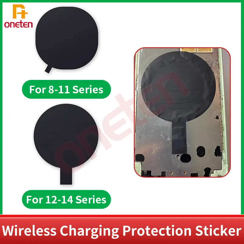 10PCS Wireless Charging Insulation Protection Sticker For iPhone 8 8Plus X XR XS Max 11 12 13 14 Pro MAX Replacement Stickers