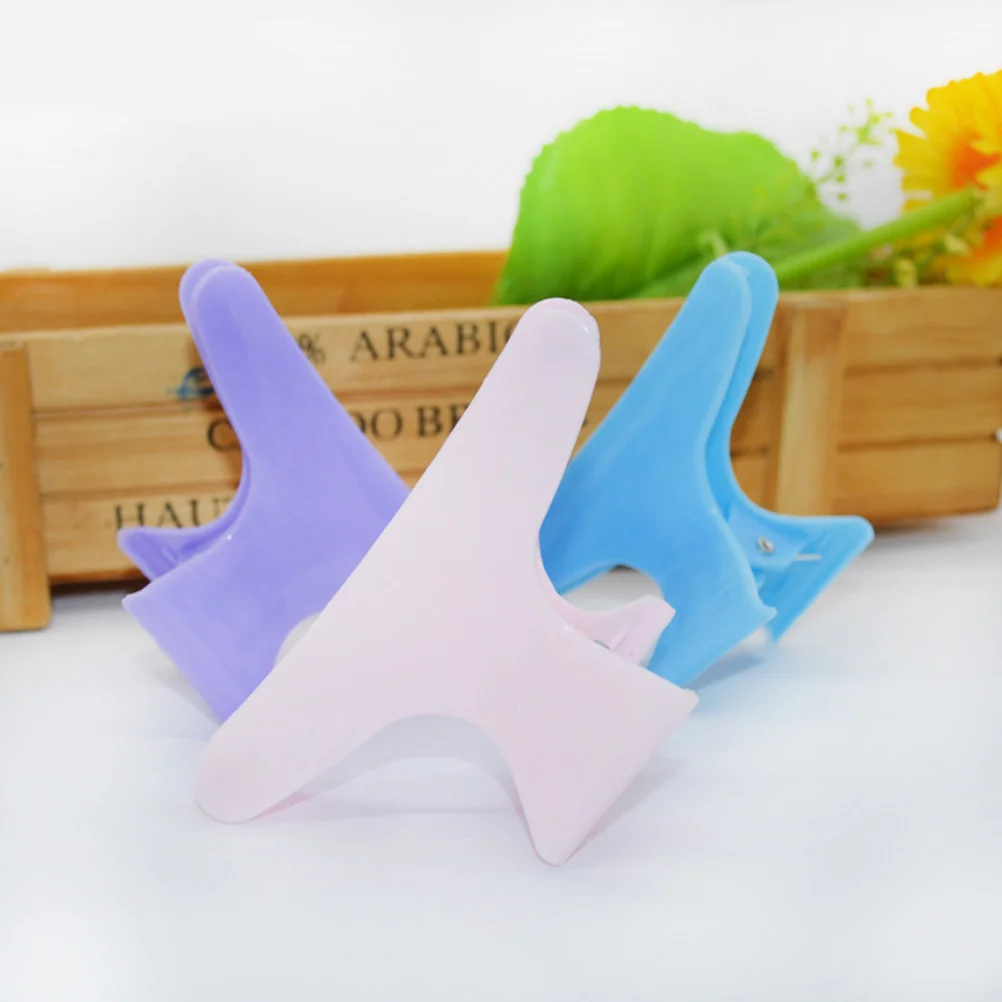 

6 шт., высококачественные когти для волос для женщин и девочек, синие, фиолетовые, розовые, желтые, ударопрочные, гладкие, без вмятин, зажимы для укладки