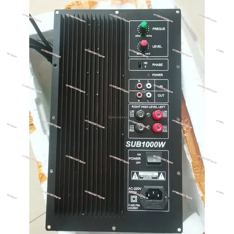 1000W high power Finished 15 inch powerful bass high-power active household subwoofer amplifier board