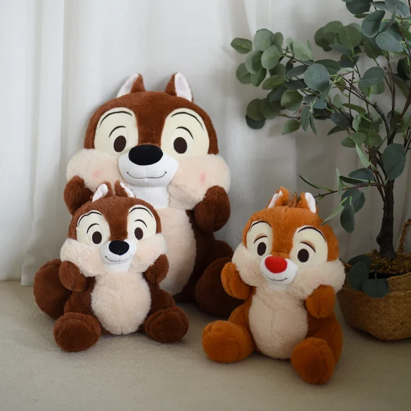 30/60cm Cute Chip and Dale Plush Toy Soft Stuffed Anime Chipmunks Plushies Kawaii Doll Girly Home Decor Xmas Gift For Girl