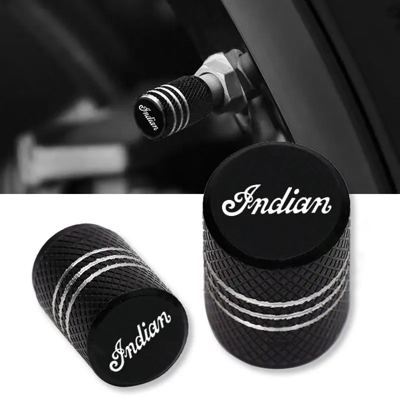 For Indian FTR 1200 S FTR1200 Carbon / Rally Chief VINTAGE Scout Motorcycle Accessories CNC Tire Valve Caps Air Stem Cover Plugs