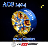 Rcinpower AOS 1404 4000KV 3-4S FPV Brushless Motor Compatible with 3inch Propeller for RC FPV Racing Drones