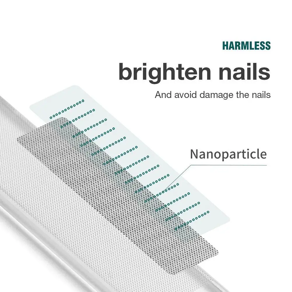 Nano Glas Nagel feile Polieren transparente Nail Art Maniküre Schleifen Schleifen Reib streifen profession elle Polieren Nagel Reparatur