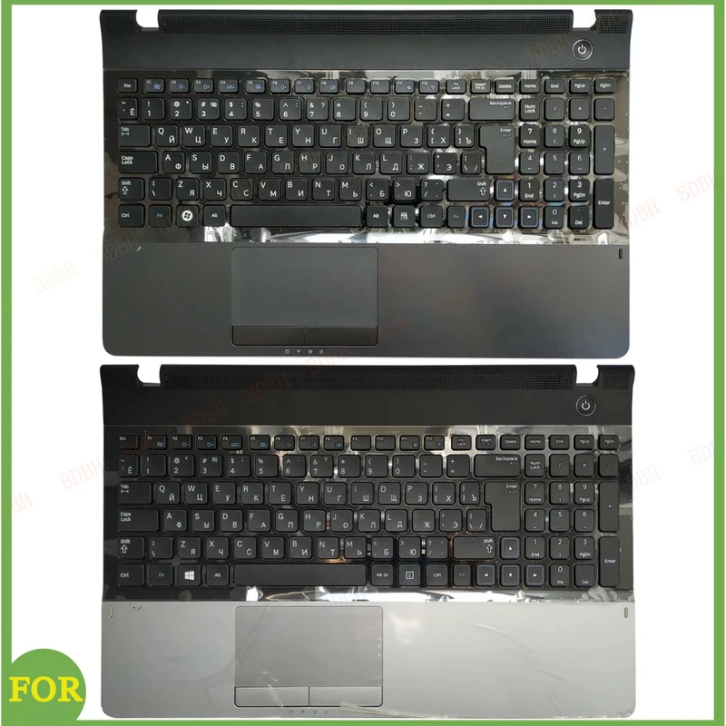 

Новая русская клавиатура для Samsung 300E5A 300E5C 300E5Z NP300E5A NP305E5C NP300E5X NP305E5A RU с верхней крышкой и тачпадом (с подставкой для рук)
