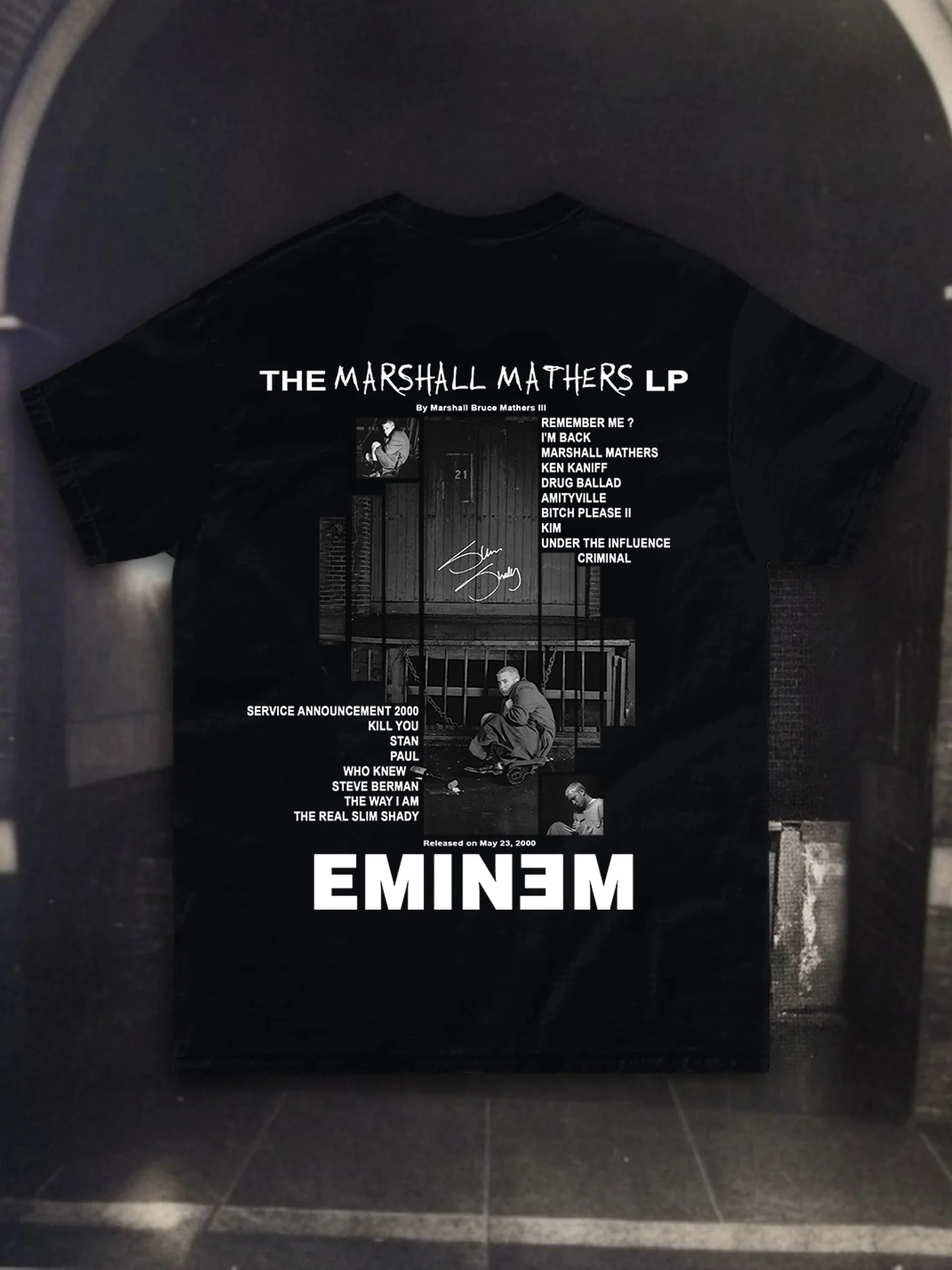 Fashion 2026 THE MARSHALL MATHERS LP II  Printed Cotton T-shirt Men's Summer Casual Top Short Sleeve Classic Male Women Tee