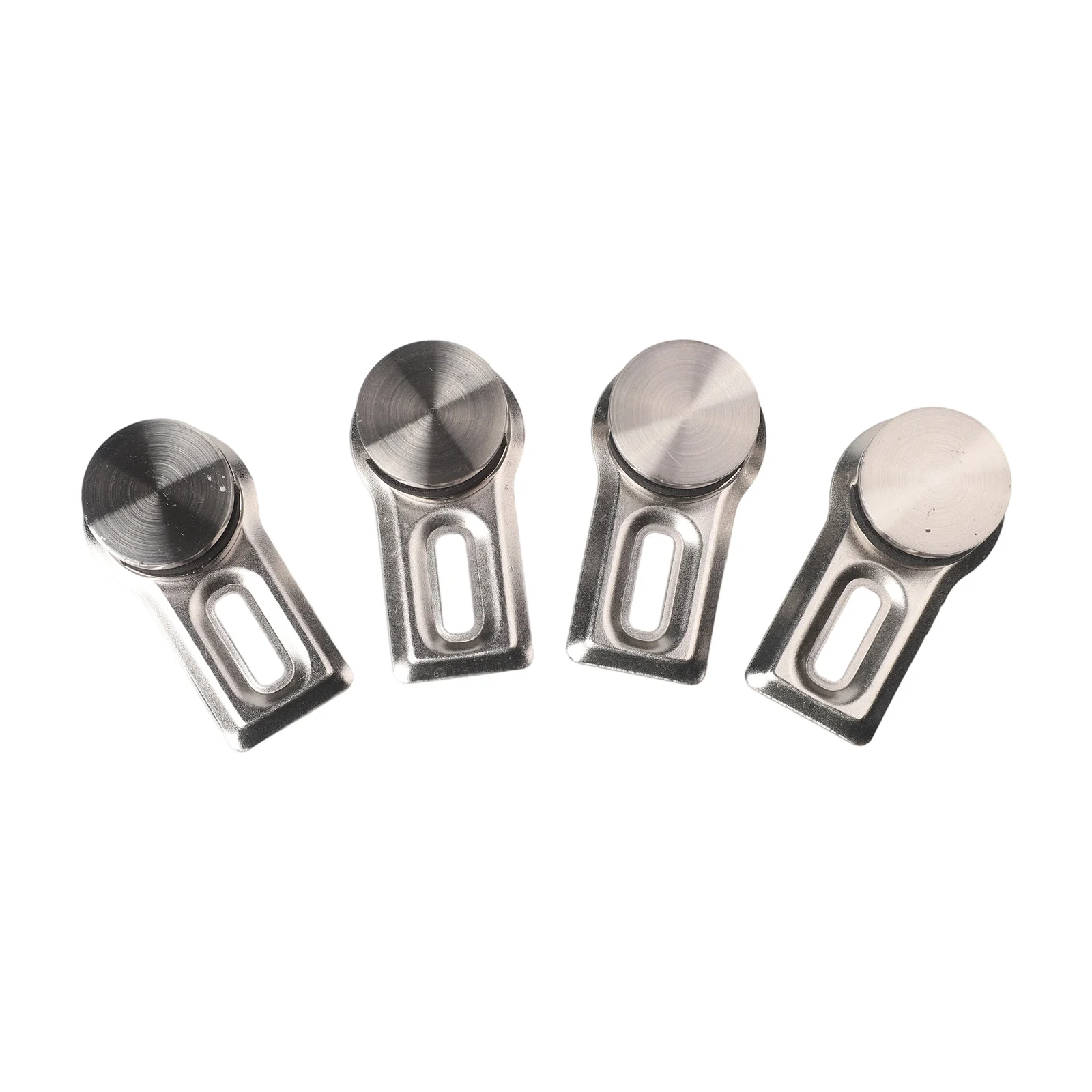 

Zinc Alloy Glass Clamp Mirror Holder for Heavy Glass and Acrylic Pictures with Rubber Inserts Supports 40kg 4 Pieces Set