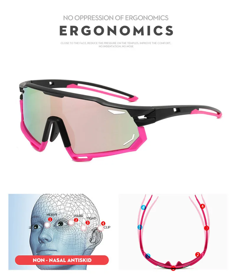 نظارات جديدة رجل امرأة الاستقطاب نظارات واقية UV400 جودة عالية للجنسين ظلال الدراجات الرياضية الملونة نظارات حديثة الطراز 99 #3