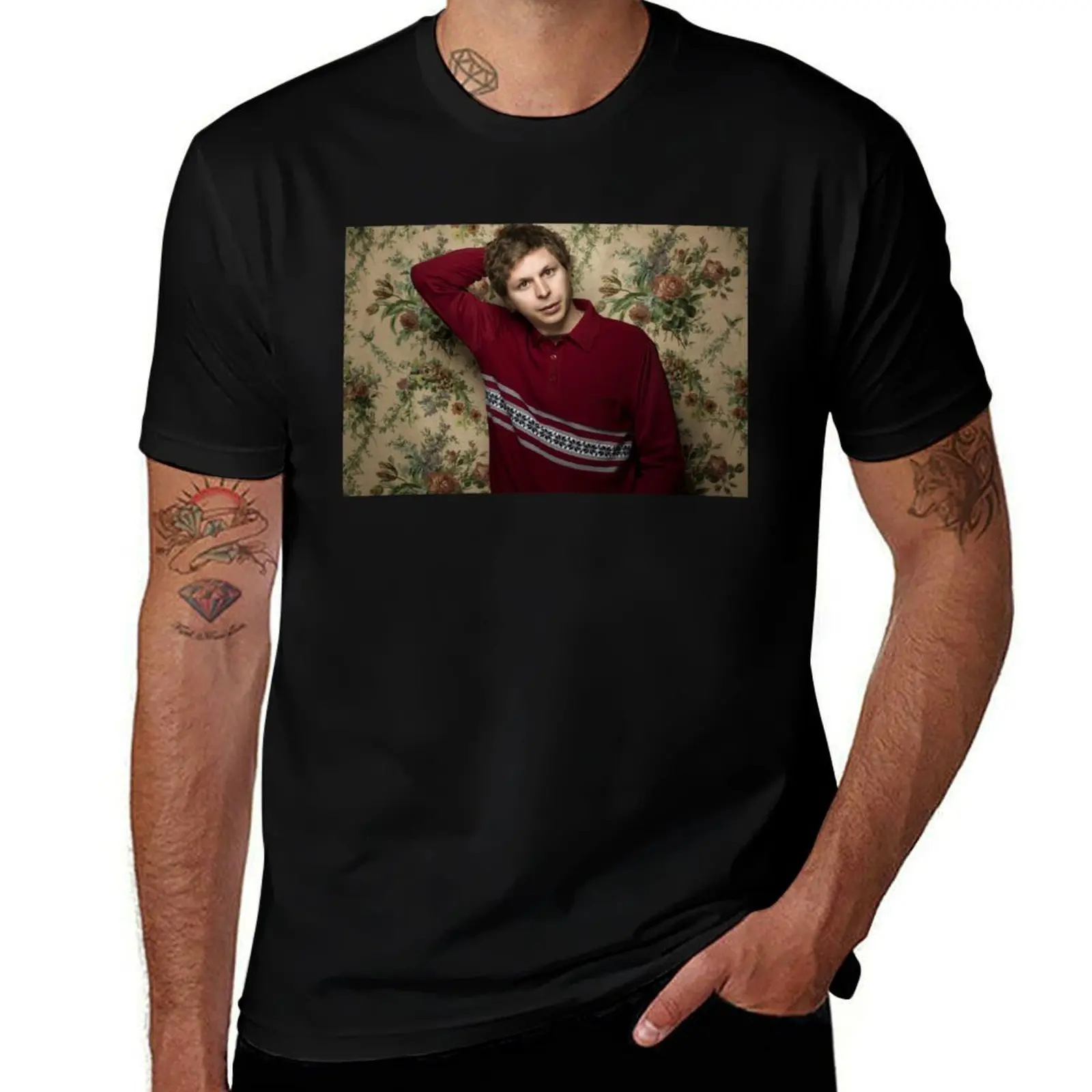 

Michael Cera T-Shirt Street Style Casual Tee Shirt