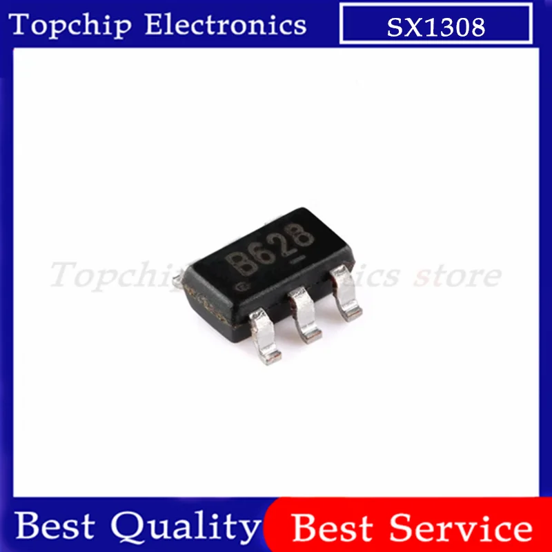 Chip Sx1308 b628 ic, 10 peças, sot integrado-23, 25v