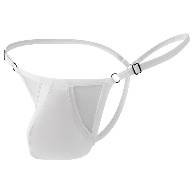 Męska bielizna lodowego jedwabiu Bezszwowe, chłodzące bikini z gąbką uwypuklającą Oddychające, szybkoschnące, lekkie bokserki do uprawiania sportu