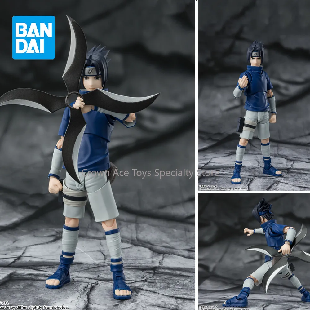 

Bandai Naruto Anime S.H.Figuarts UCHIHA SASUKE-Genius Ninja With Uchiha Blood PVC Anime Figures Model Trendy Toys Birthday Gifts