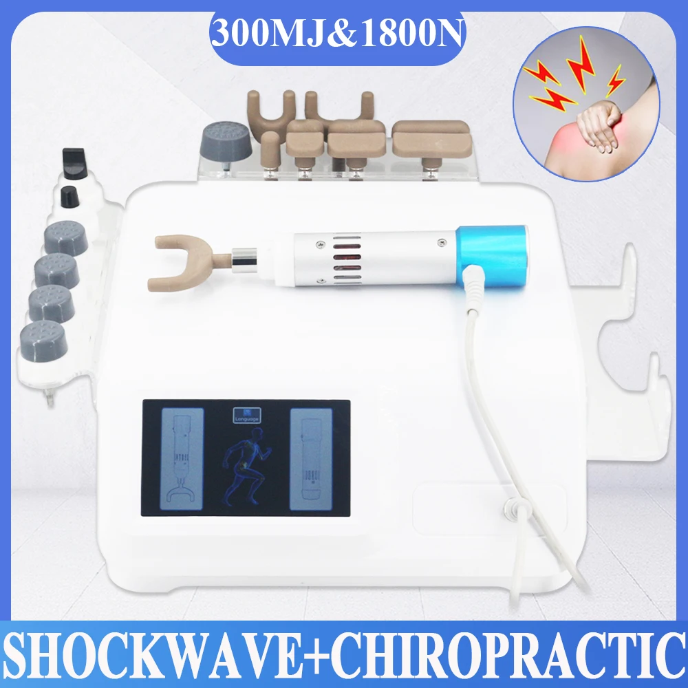 

2025 Hot Sale 2 In 1 Shockwave Therapy Machine 300MJ For ED Treatment Relief Shoulder Pain Corrective Spinal Massage Relaxation