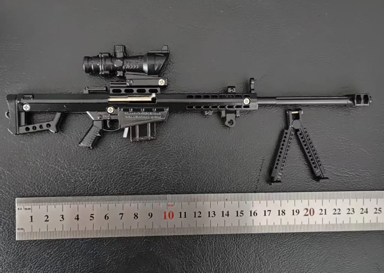 سبيكة AK47 M416 مسدس 24 سنتيمتر باريت بندقية نموذج PUBG Jedi مسدس لعبة تململ لعبة سطح المكتب حلية لصبي الكبار هدية الكريسماس