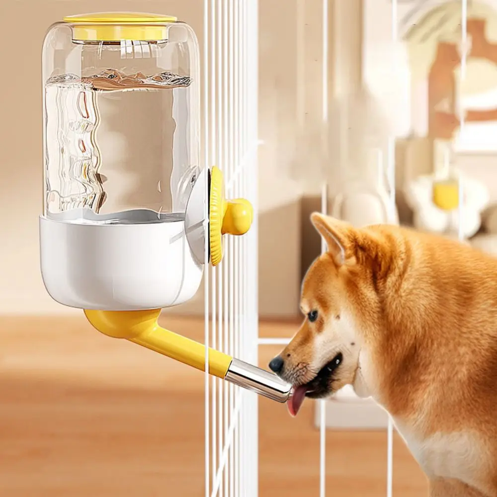 

Detachable Hanging Automatic Pet Feeder Leak-proof Tip-proof Cage Hanging Water Dispenser Large Capacity Pet Food Bowl