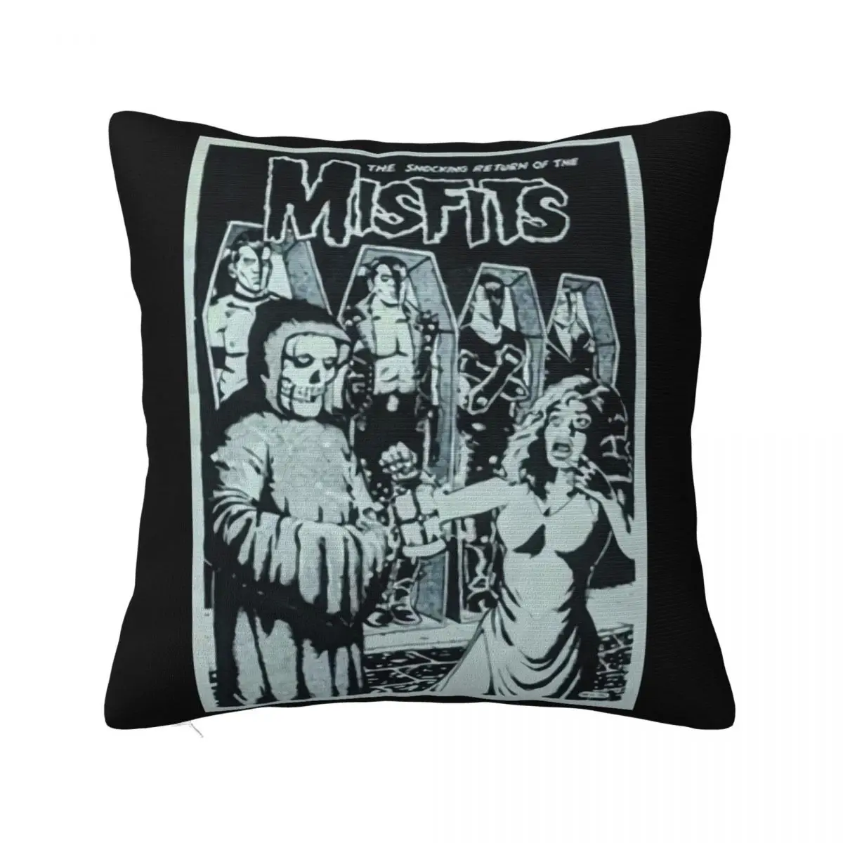 Shocking Return Of The Misfits 2021 Latest Stylish Any Logo New Designs Music Pop Cotton Anime Surprise Cotton Pillow Case