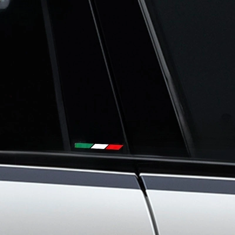 Reflective Italian Stripes Sticker Rearview Mirror B Pillar Body Decal For Alfa Romeo Stelvio Giulia 159 Giulietta 147 Mito 2024 - view 4
