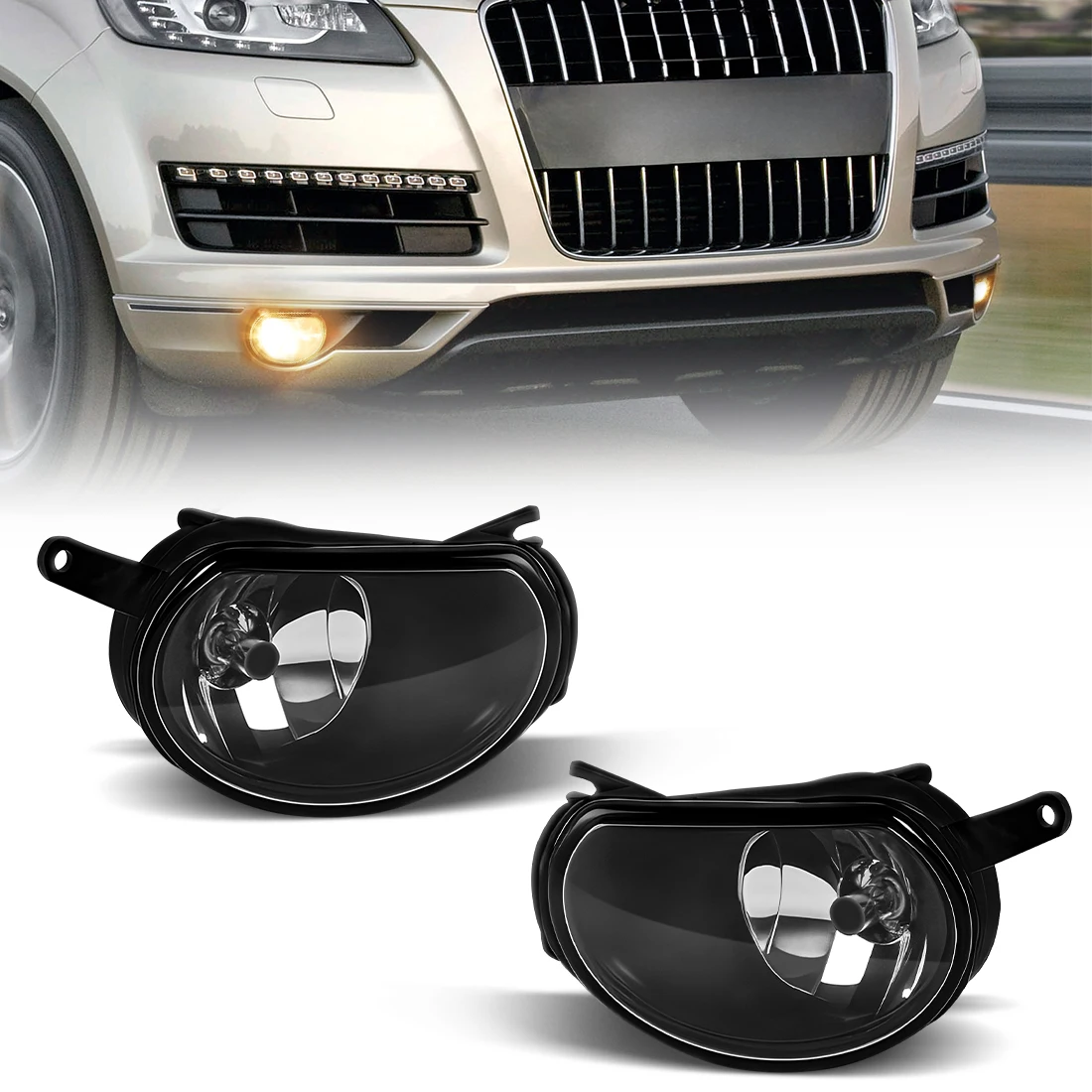 

Для Audi Q7 2010 2011 2012 2013 2014 2015 Галогенный передний бампер Противотуманная фара Автомобильные аксессуары 4L0941699 4L0941700