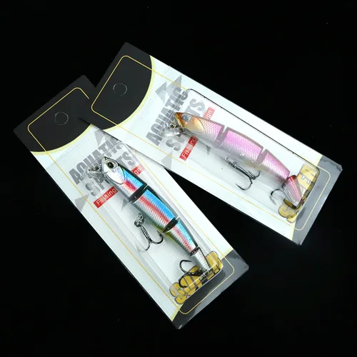 Imagen 2 del producto Wobblers Knobby Fish-cebo duro que se hunde, 7cm, 6g, cebo articulado para pececillo, Señuelos de Pesca, lubina, anzuelos afilados