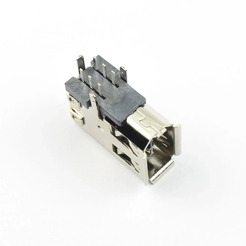 50pcs 1394 Firewire Jack USB 6P 6 Pin DIP Female Socket PCB Plug Connector Interface DIY