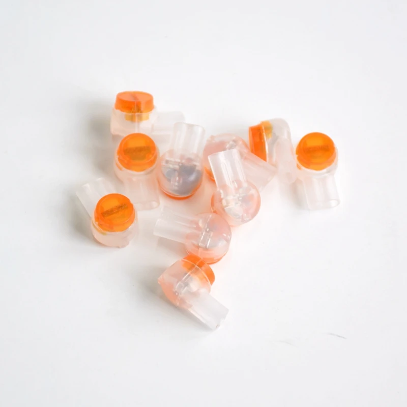 20PCS/LOT 100% Genuine Mexico UY2 Connectors Scotchlok Butt Connectors UY2 Two Blade Telephone Wires Adapters For 26-19 AWG Wire