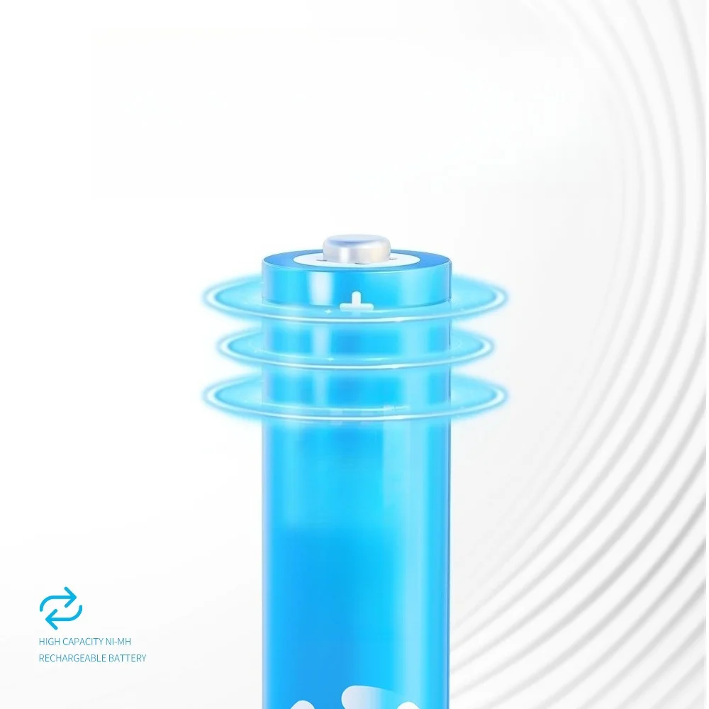 3000mAh AA بطارية ni-mh قابلة للشحن قدرة عالية بطارية AA للعب التحكم عن بعد علب القمامة أدوات كهربائية أضواء الشمسية