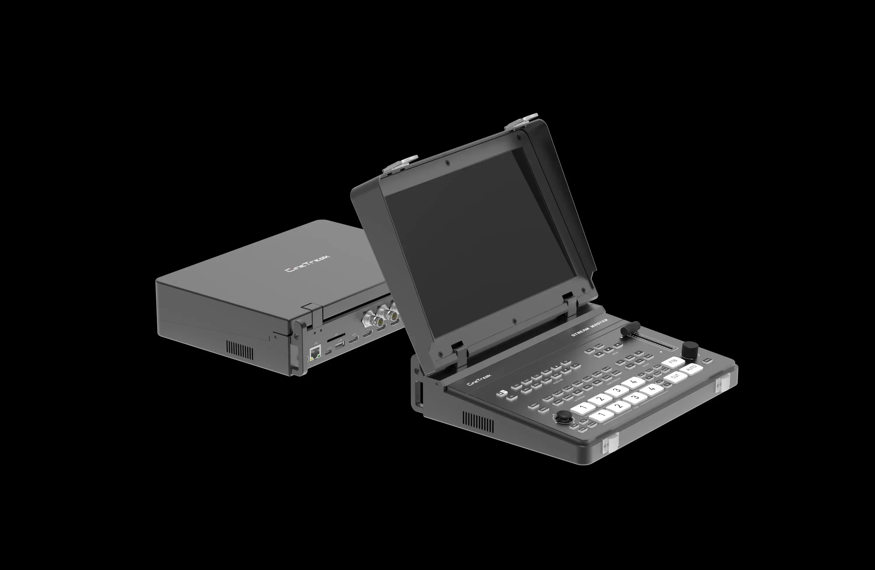 

В НАЛИЧИИ: Настольный четырехканальный видеомикшер Cinetreak Stream Master