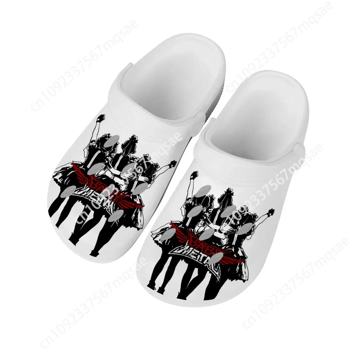 Babymetal Rock Band Pop Fashion Home Clogs Custom Water Shoes Mens Womens Teenager Shoes Clog Breathable Beach Hole Slippers