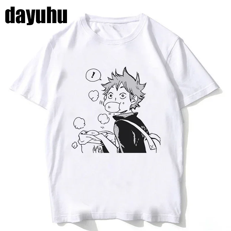 Camiseta Haikyuu de los 90 para hombre y mujer, camisa de Anime japonés Kuroo, Bokuto, Manga, Shoyo, voleibol, camiseta creativa, camisetas gráficas de dibujos animados para hombre