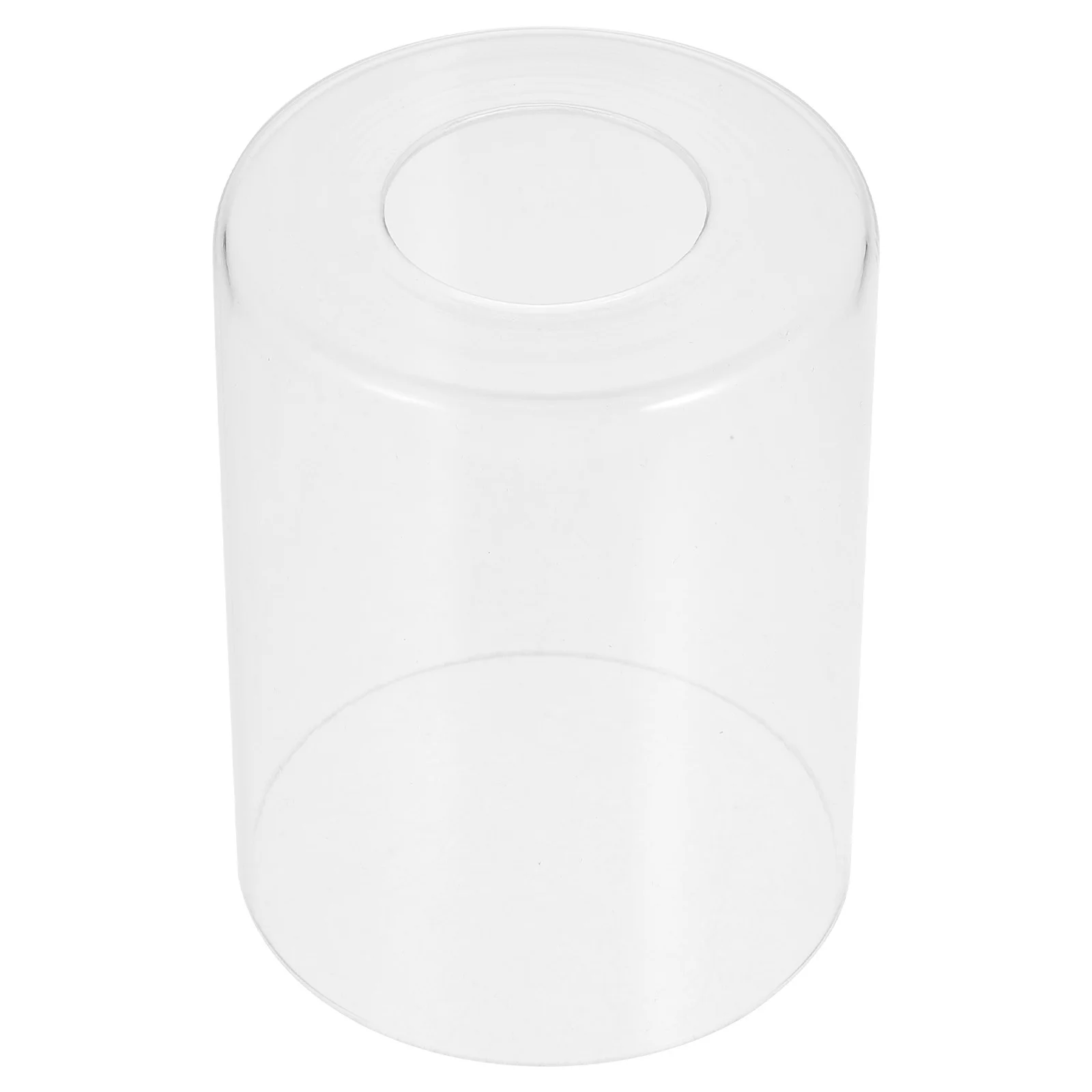 

Glass Cylindrical Lampshade Clear Illumination Bulb Protection Suitable Living Room Bedroom Dining Room Study