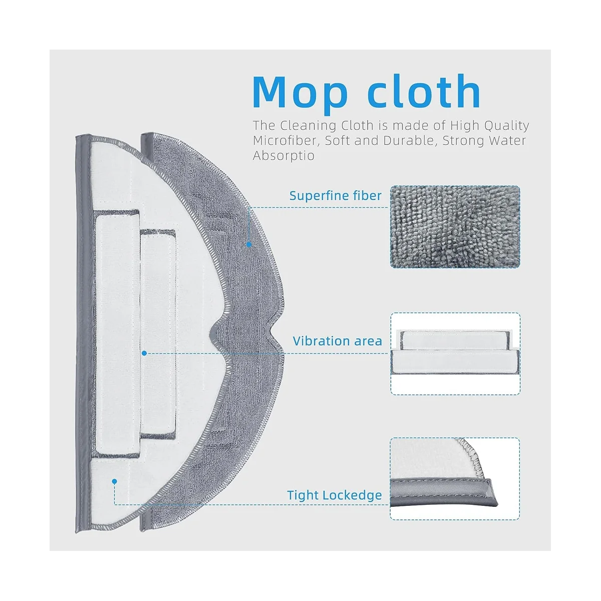 قطع غيار ملحقات المكنسة الكهربائية المتوافقة مع مكنسة الروبوت S8 Pro Ultra