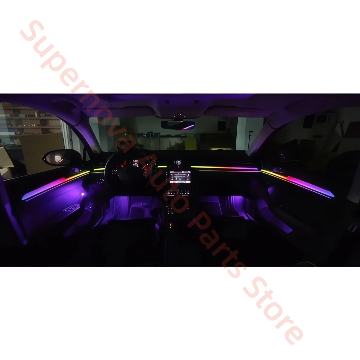 For Passat B8/Arteon 2017-2024 Ambient Light automotive interior light upgrade Car accessories Decorative strip 1:1 trim panel