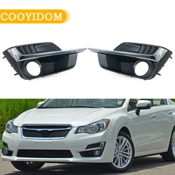 Front Bumper Fog Lamp Cover For Subaru Impreza 2015 2016 57731FJ310 Headlight Shade Grille Car ABS Fog Lamp Trimming Bezel Cover