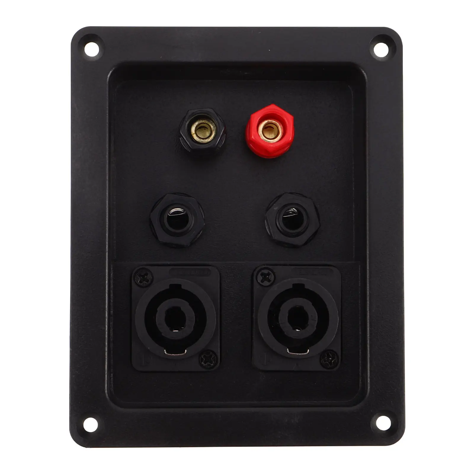 6 Position Speaker Box Terminal Cup Stable Subwoofer Wire Connector Quick Installation Audio Wiring Junction Block for Car Audio