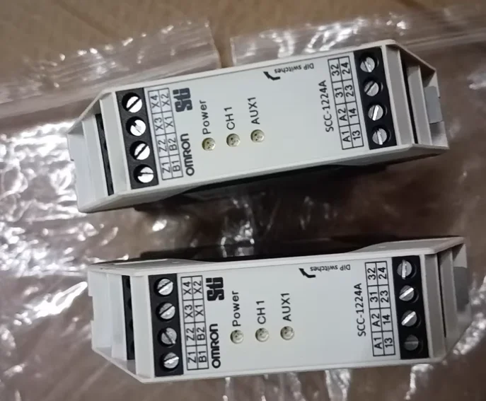 Brand new original safety relay Model SCC-1224A, Supports multiple power supplies including DC24V, AC120V, and AC24V. 1PCS