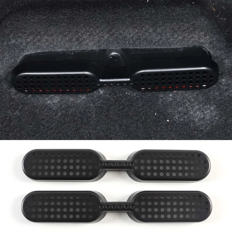 

For Honda Pilot 2015-2022 ABS Black Car Seat Air Outlet Mask Decoration Accessories