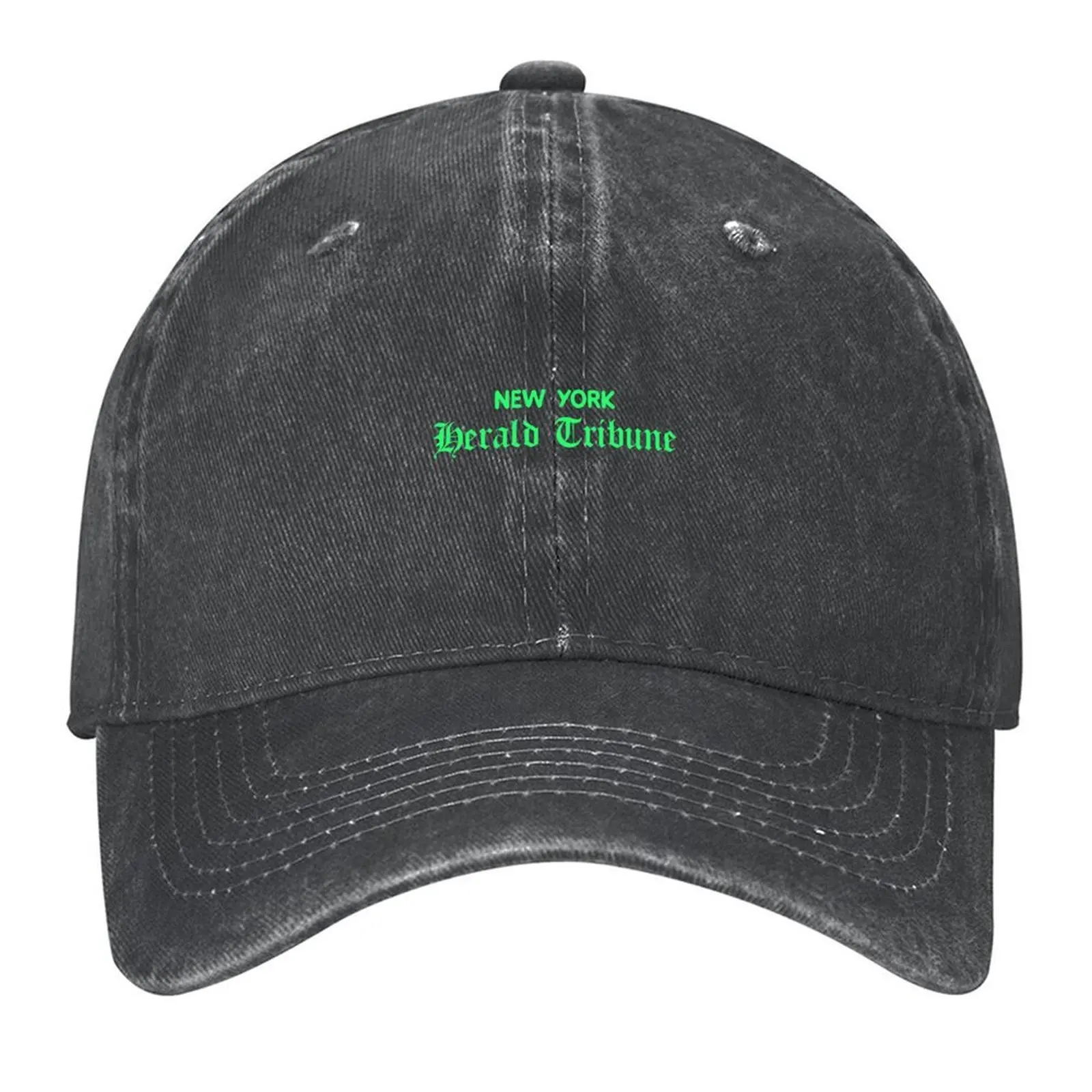 

New York Herald Tribune Jean Seberg Baseball Cap fun hats Golf Cap custom caps Golf Hat Boy Women's