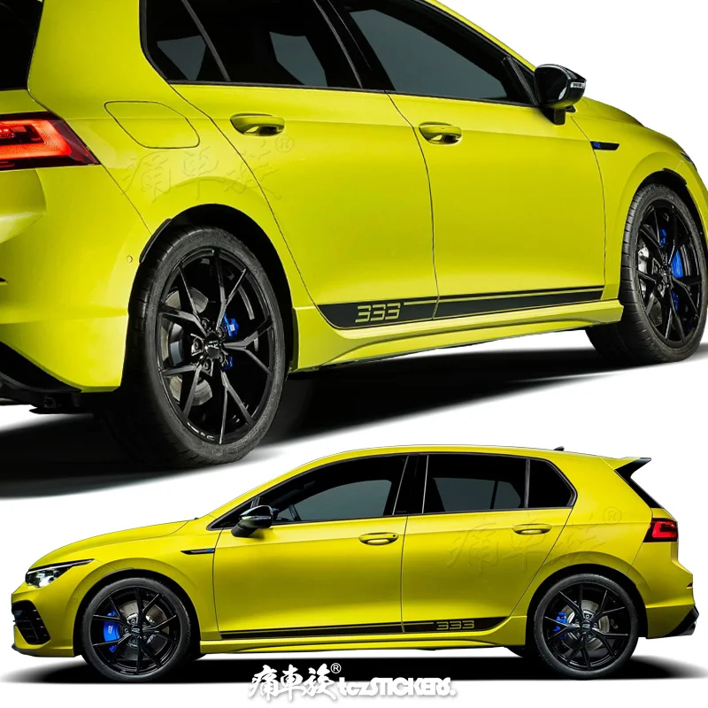 

Новая наклейка для машины для Volkswagen Golf 8 2023 GOLF R, украшение для тела, модная спортивная наклейка, пленка, аксессуары