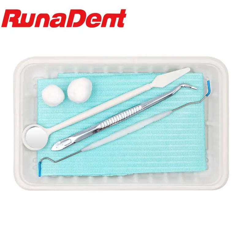 Medical Disposable Dental Instruments Examination Kit Multiple-Function Dental Devices Kit Mouth Mirror Too