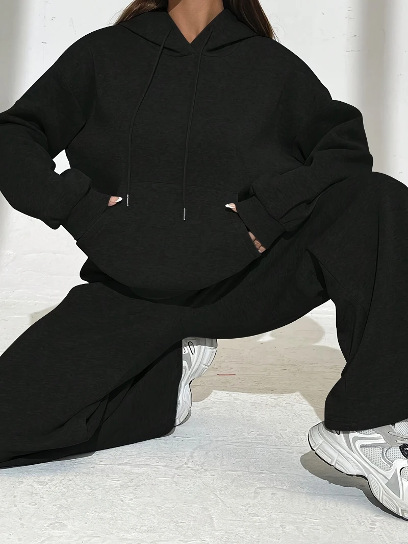 Casual Long Sleeve Drawstring Waist Pockets All-Season Comfort Casual Wear Casual Attire Casual Style Waist Casual American
