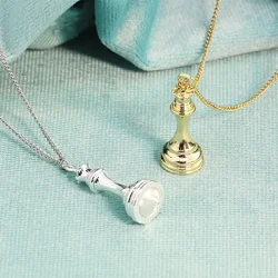 Personality Unique Western Chess Pendant Necklace for Men Women Lover's Necklace Couple Jewelry Fashio Accessories Gifts