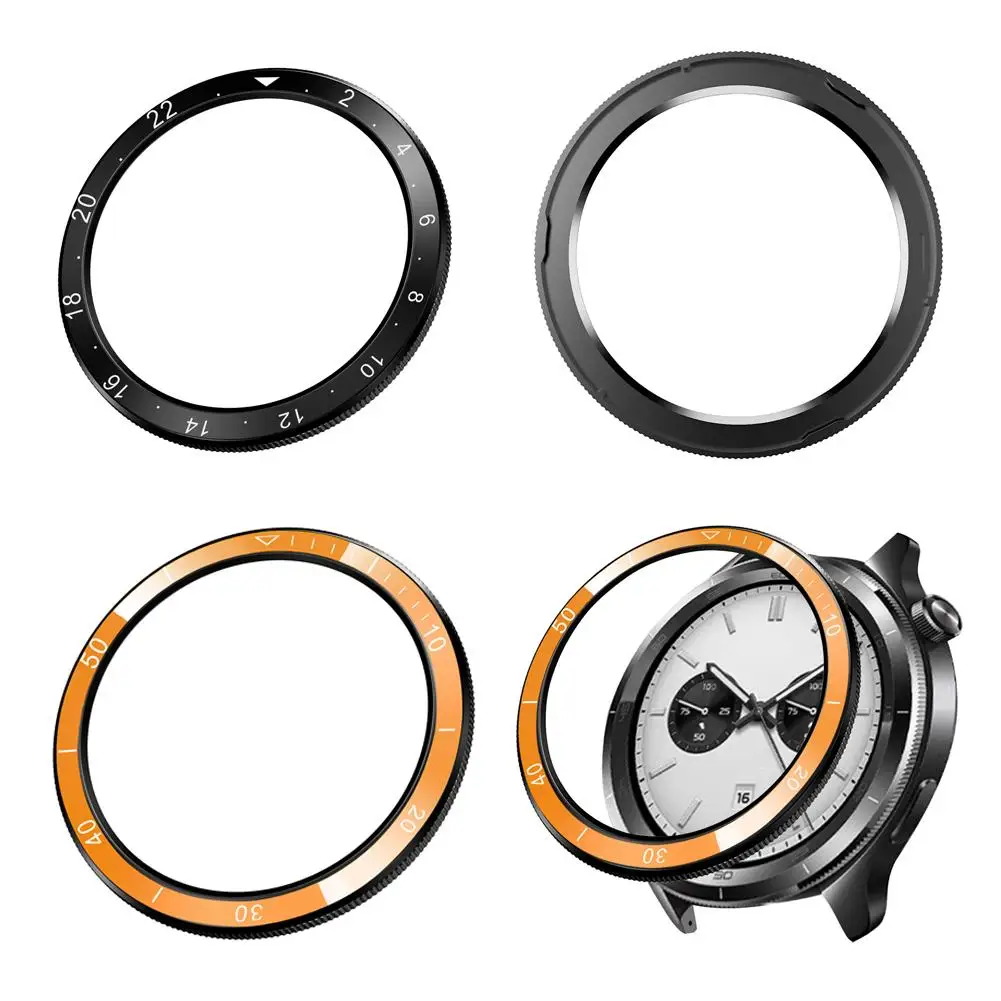 Digital Dot Two-Tone Scale PC Bezel for Xiaomi Watch S4/S3 Replacement Watch Case Cover Protective Frame Accessory