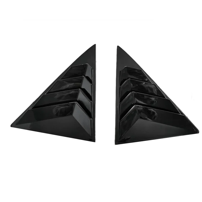 

M93K-1Pair Rear Window Louver Cover Trim Deflector For Toyota Camry 7Th 2012-2017 Car Styling Shutter Vent Decorate Sticker