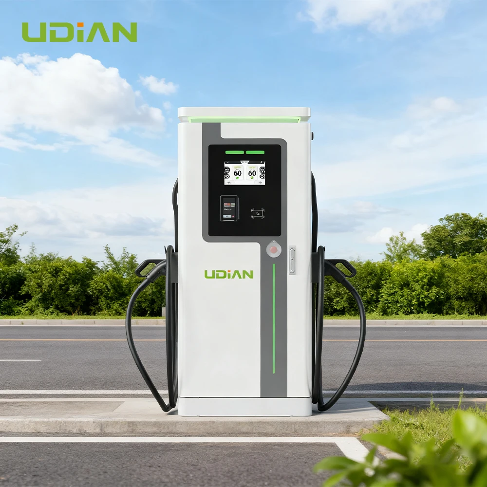 Double Gun Dc Car Charging Pile 40kw 60kw 90kw Ccs2 Ccs1 Chademo Gb/t Ev Charger 120kw 150kw 180kw 240kw for Fleet