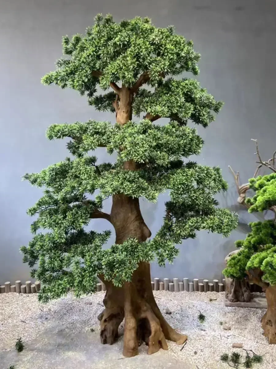 

Simulation of Luo Hansong Green Plant Artificial Tree Interior Landscaping Decoration Ornament New Chinese Style