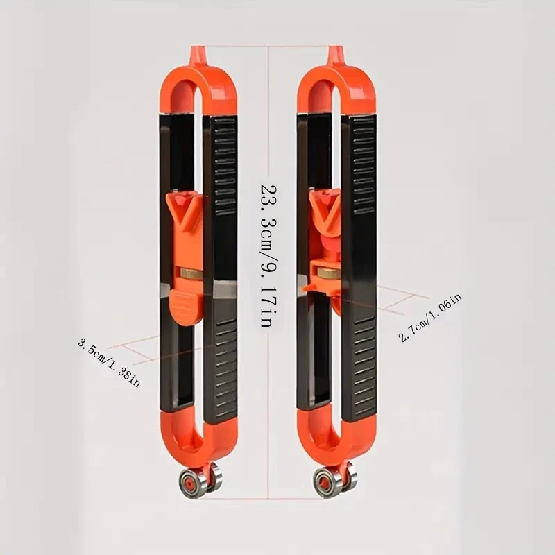 1PCS Precision Woodworking Scribing Tool -Adjustable Profile Gauge with Lock, Durable Design for DIY and Professional Crafting