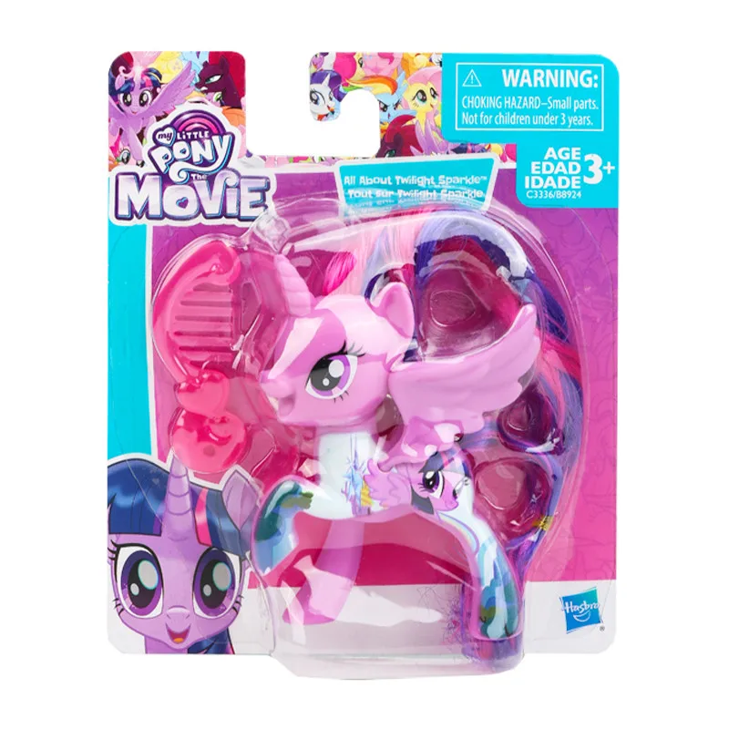 Hasbro-小さなポニー人形,トワイライト,sparkle fluttershy,女の子,プリンセス,ユニセックス,周辺機器,アクションフィギュア,モデル玩具